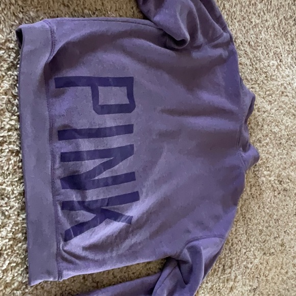 Pink quarter zip hoodie - Picture 2 of 2